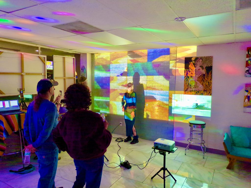 Video Art Arizona - Chris Piraino Projection