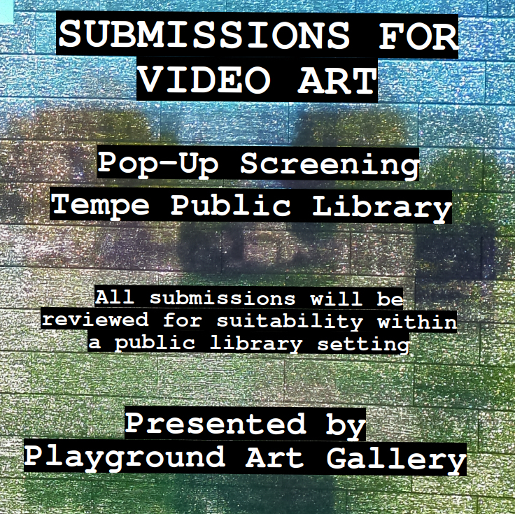 Video Art Arizona Flyer for Submissions